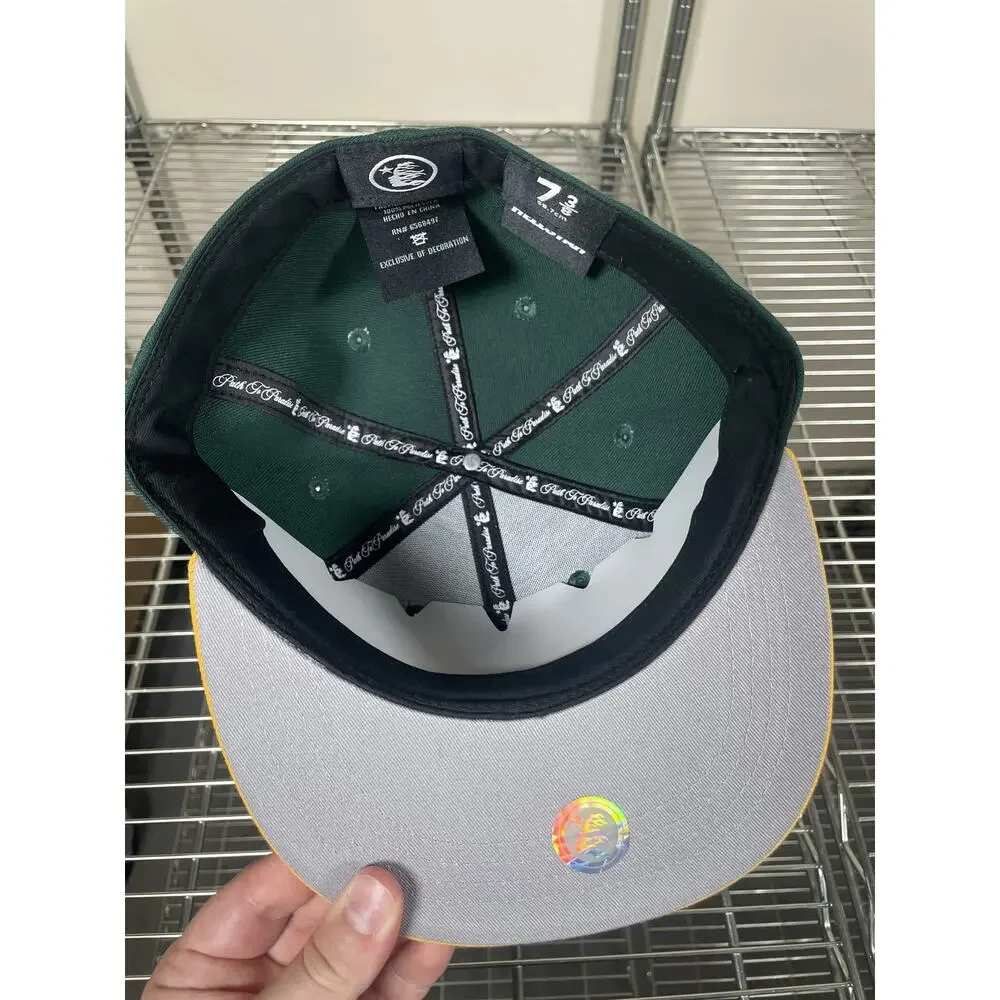 Hellstar Baseball Fitted Hat Green